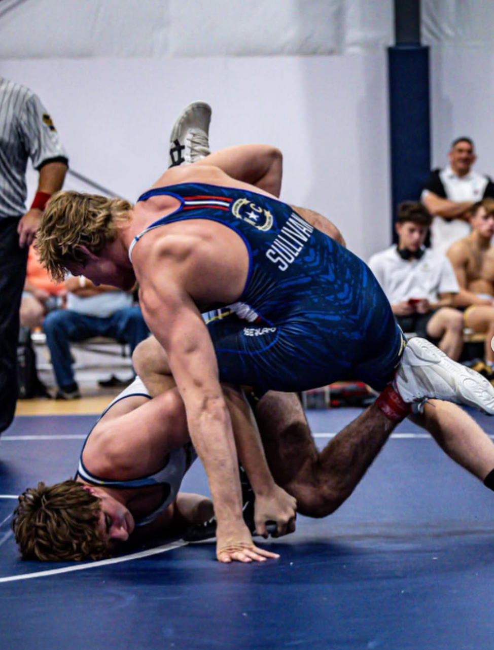 Brock Sullivan in wrestling action
