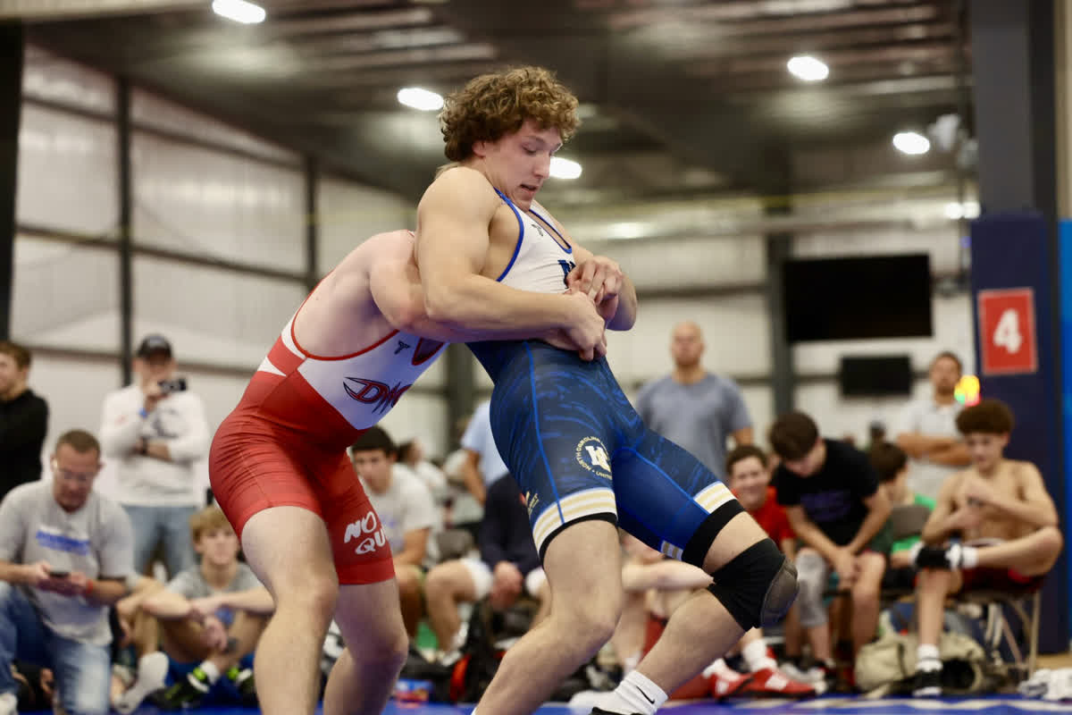 Jack Harty wrestling at UCD 2025