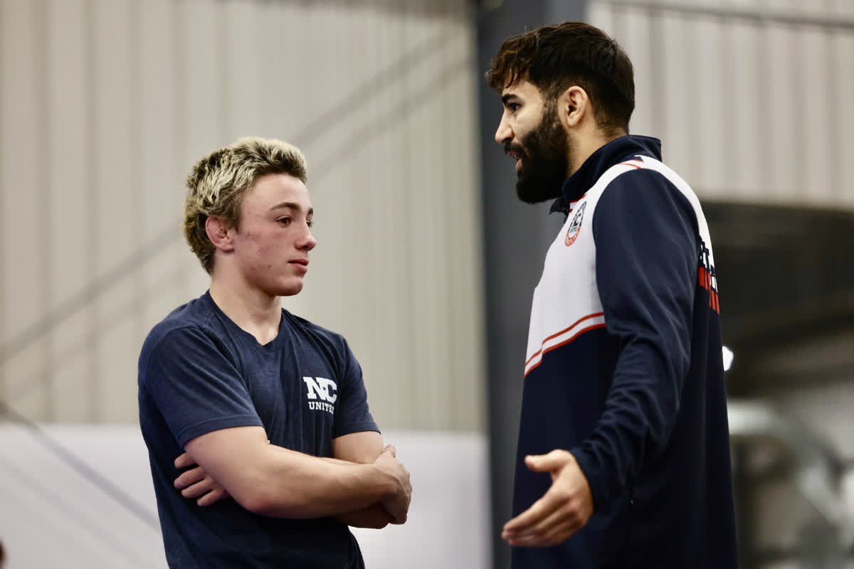 NC United teammates conversation at UCD 2025